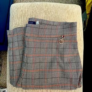 Tommy Hilfiger straight leg plaid pants